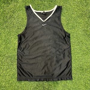 Vintage Boys Nike Black Blank Jersey